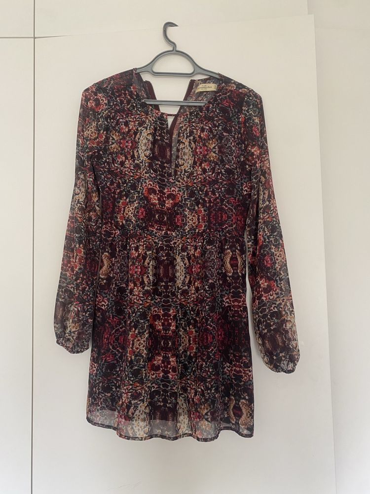 Piękna zwiewna sukienka Abercrombie XS boho