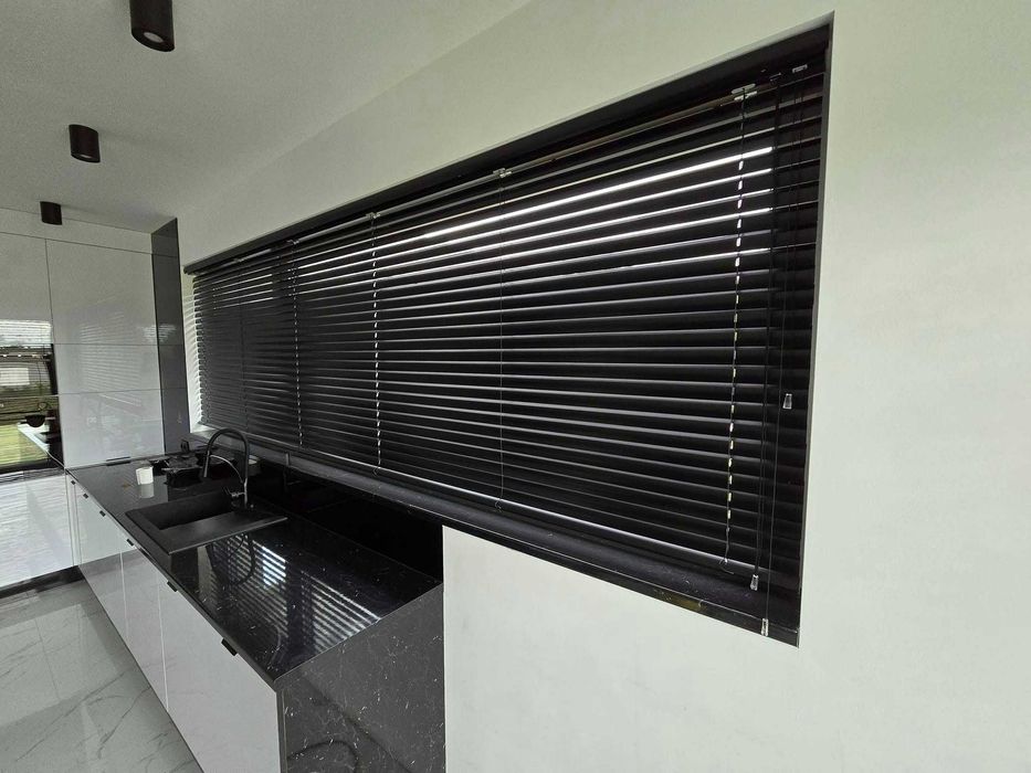 Żaluzje aluminiowe drewniane i bambusowe PRODUCENT Na wymiar Montaż