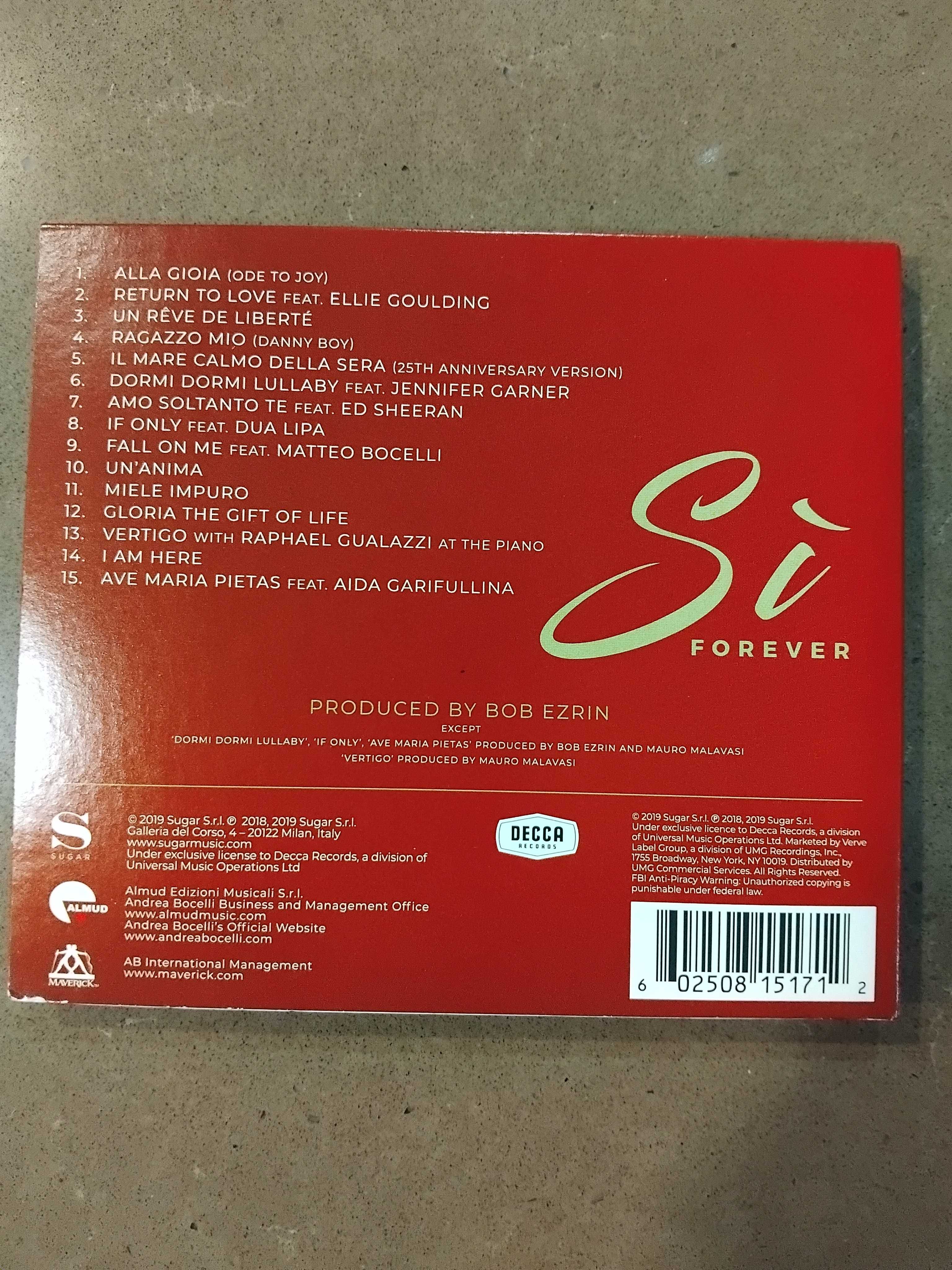 Andrea Bocelli em cd novo