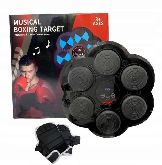 Maszyna bokserska z rękawicami na bluetoth