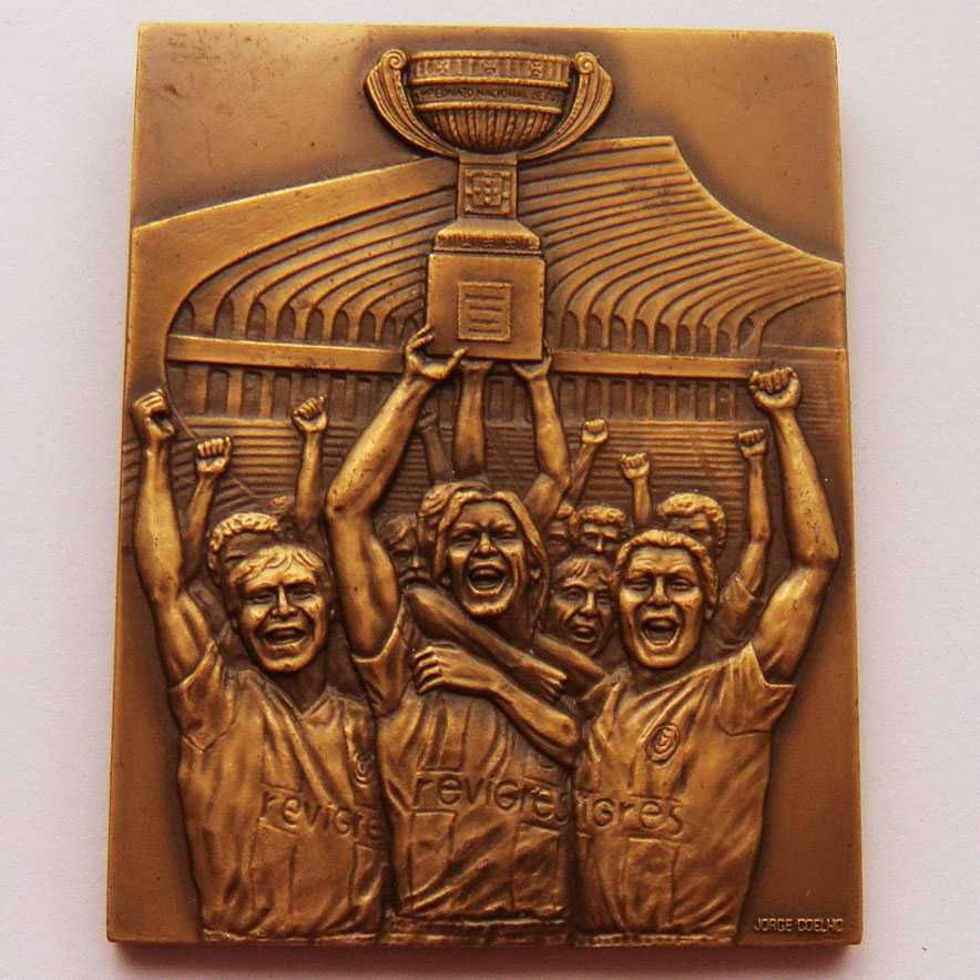 Medalha de Bronze de Futebol Clube FCP Porto Dragão Taça Campeão 84/85