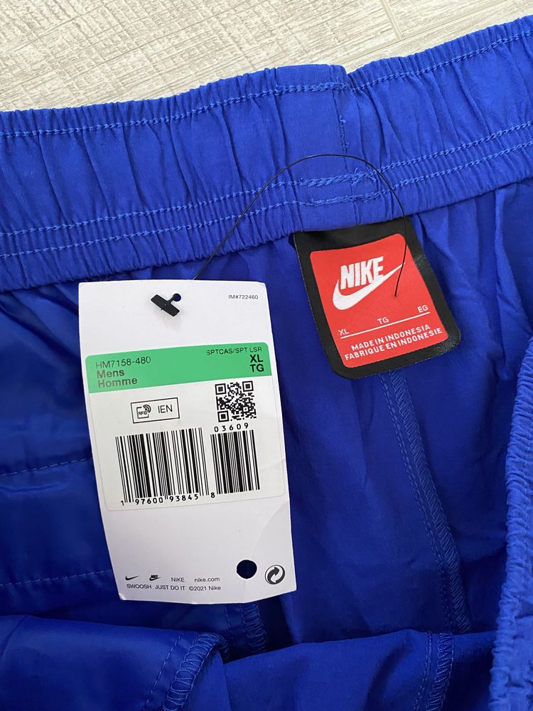 ОРИГІНАЛ|ШТАНИ NIKE TECH WOVEN oversized pants royal blue XL