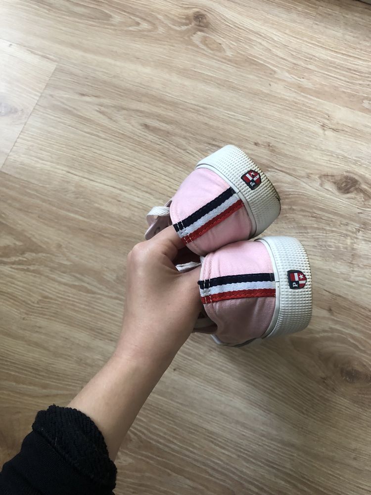 Кеды мокасины кросовки розовые женские U.S. Polo оригинал