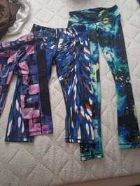 Legginsy sportowe zestaw r. M