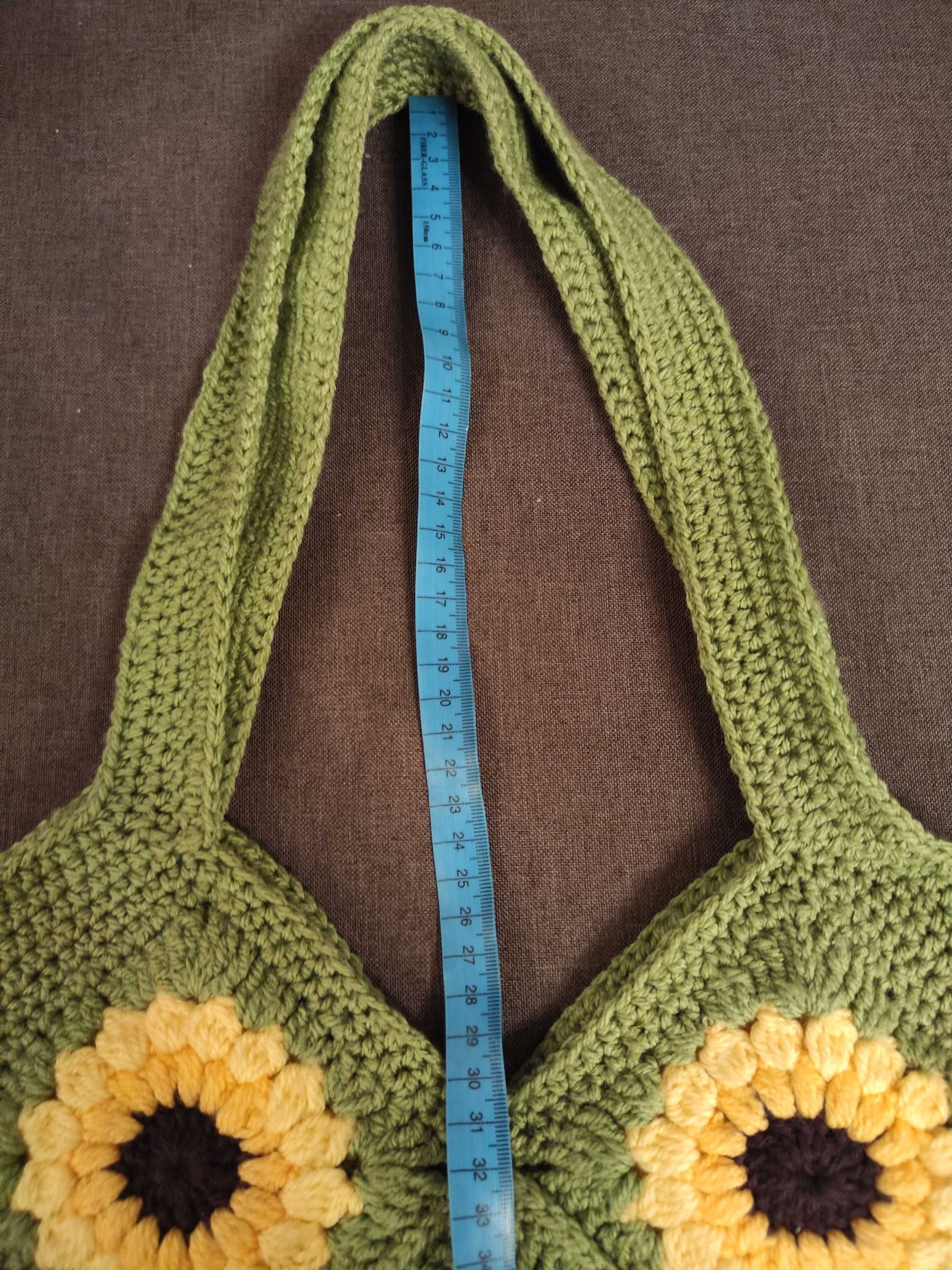 Torebka na szydełku, torba hand made!