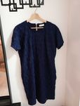 Elegancka granatowa sukienka Vanila | Rozm. 42