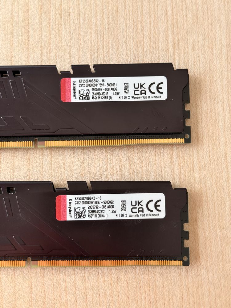 KINGSTON Fury Beast RAM DDR5 5200Mhz 16GB 2x8GB