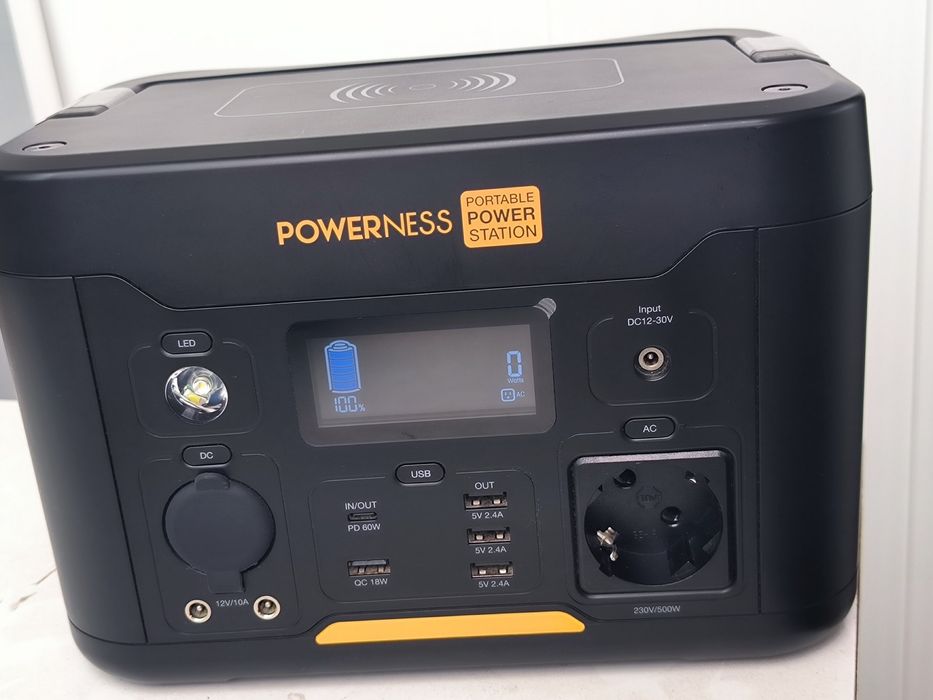 Зарядная станция Powerness 515втч, 500 вт