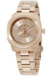 Wenger Feminino Edge Romano Mostrador De Ouro Rosé de aço inoxidável