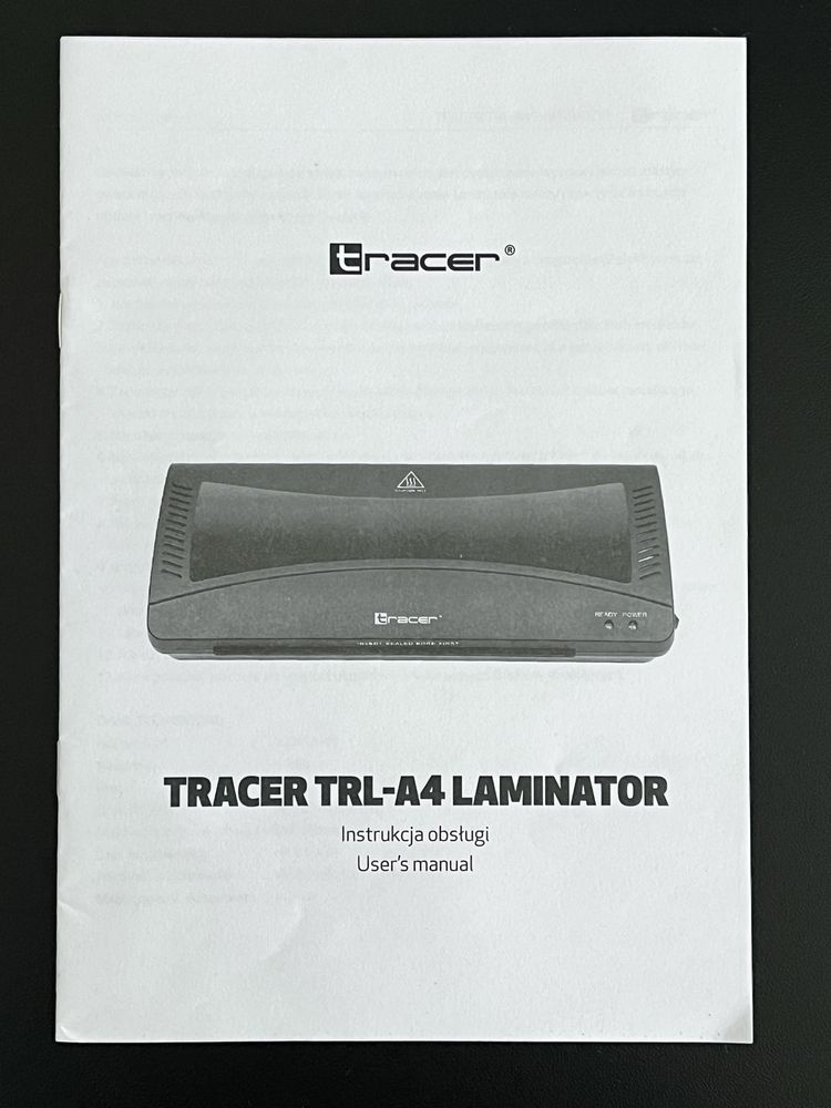 ***Laminator TRACER TRL-A4***J.NOWY***