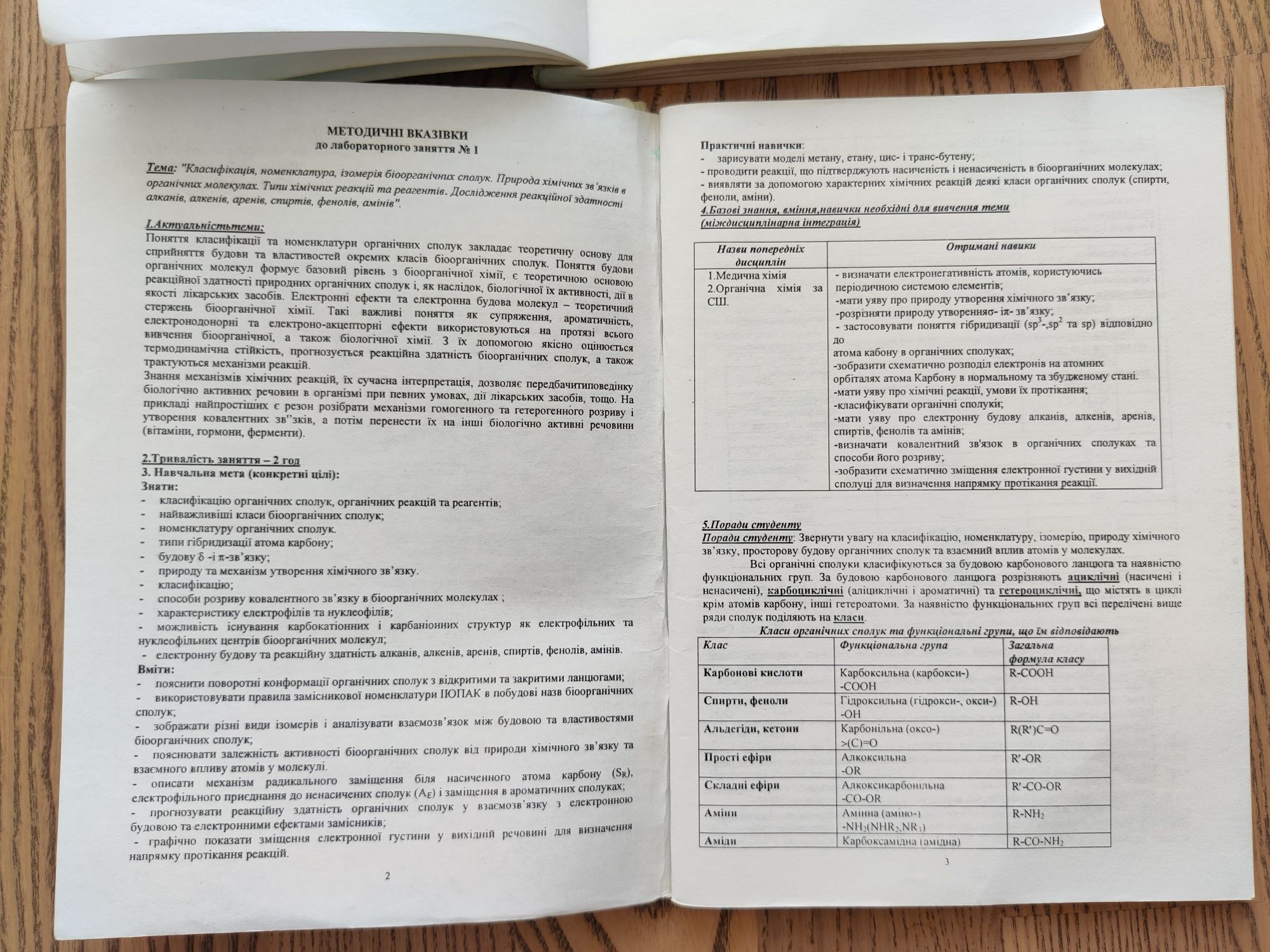 Біомолекули: структура та функції + методички