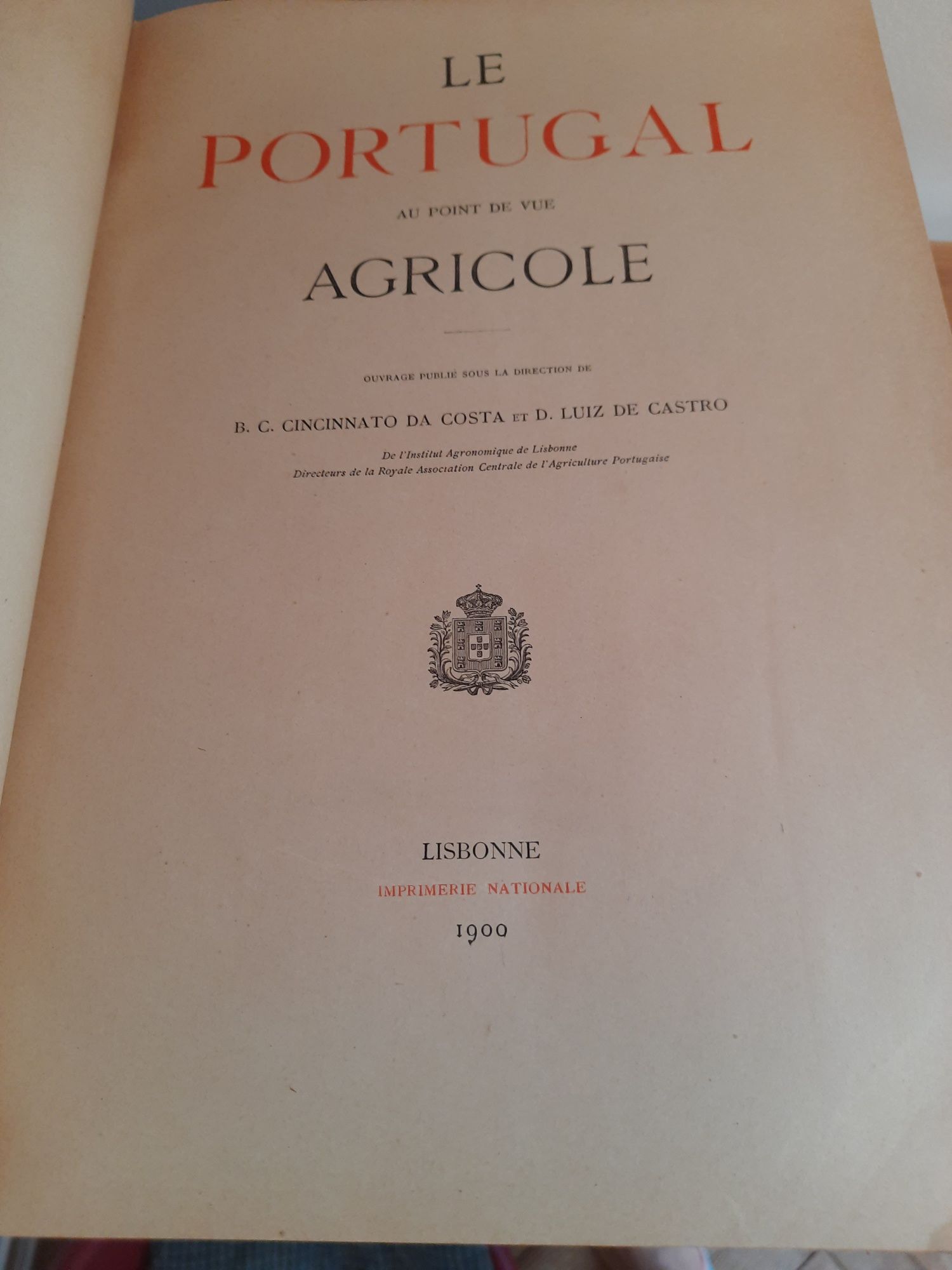 Volume I e II Portugal  Le Agricole