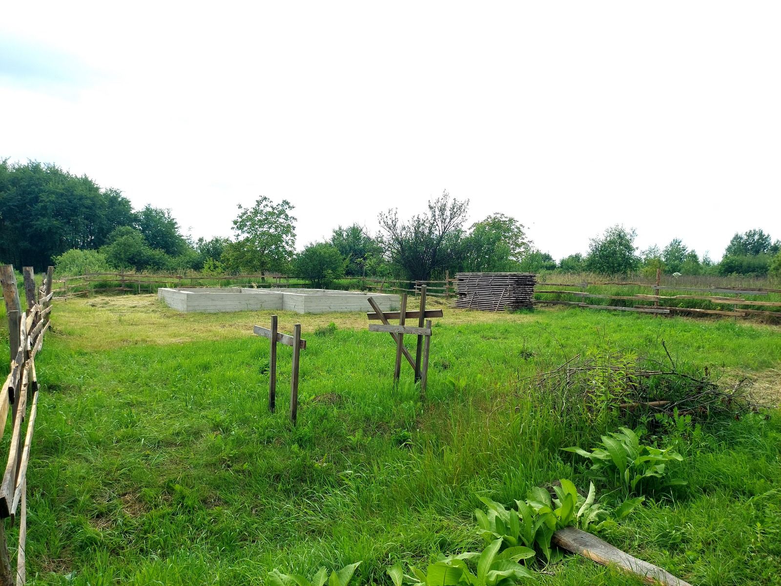Продаж ділянки на Крошні з фундаментом (26144563)