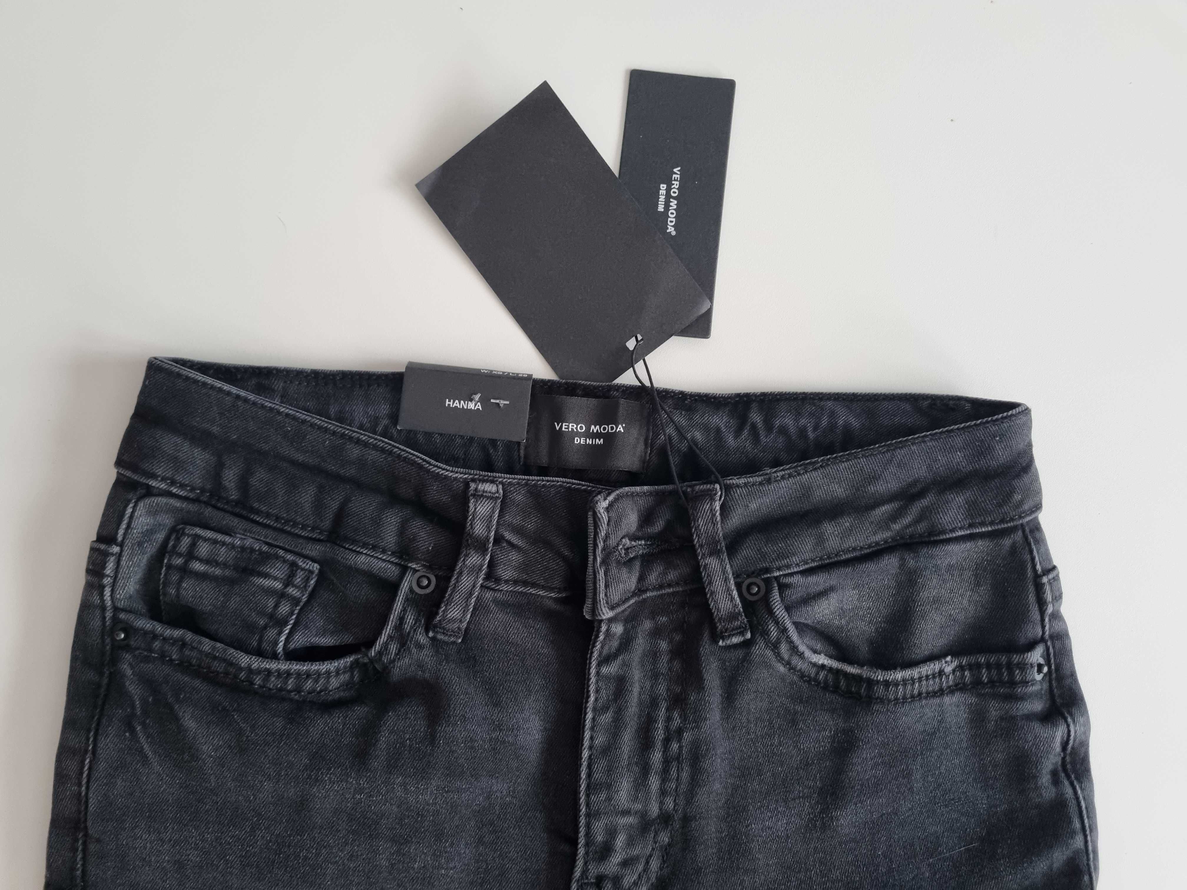 Czarne rurki jeansy Vero Moda XS