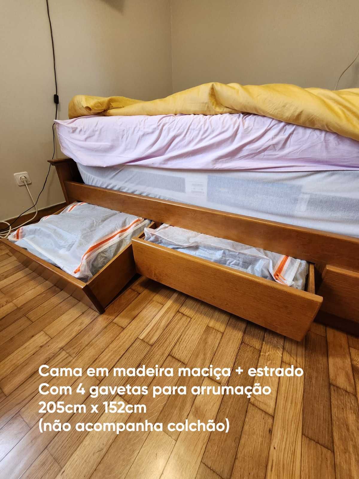 Vende-se Urgente - Móveis para a casa toda em madeira Maciça - 8 peças