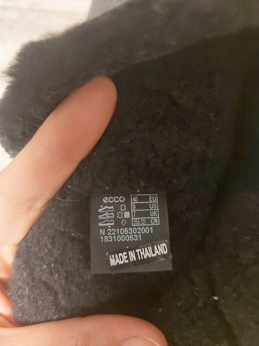 Сапожки Ecco ukiuk 40 р.