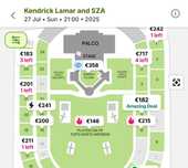 Bilhete Kendrick & SZA