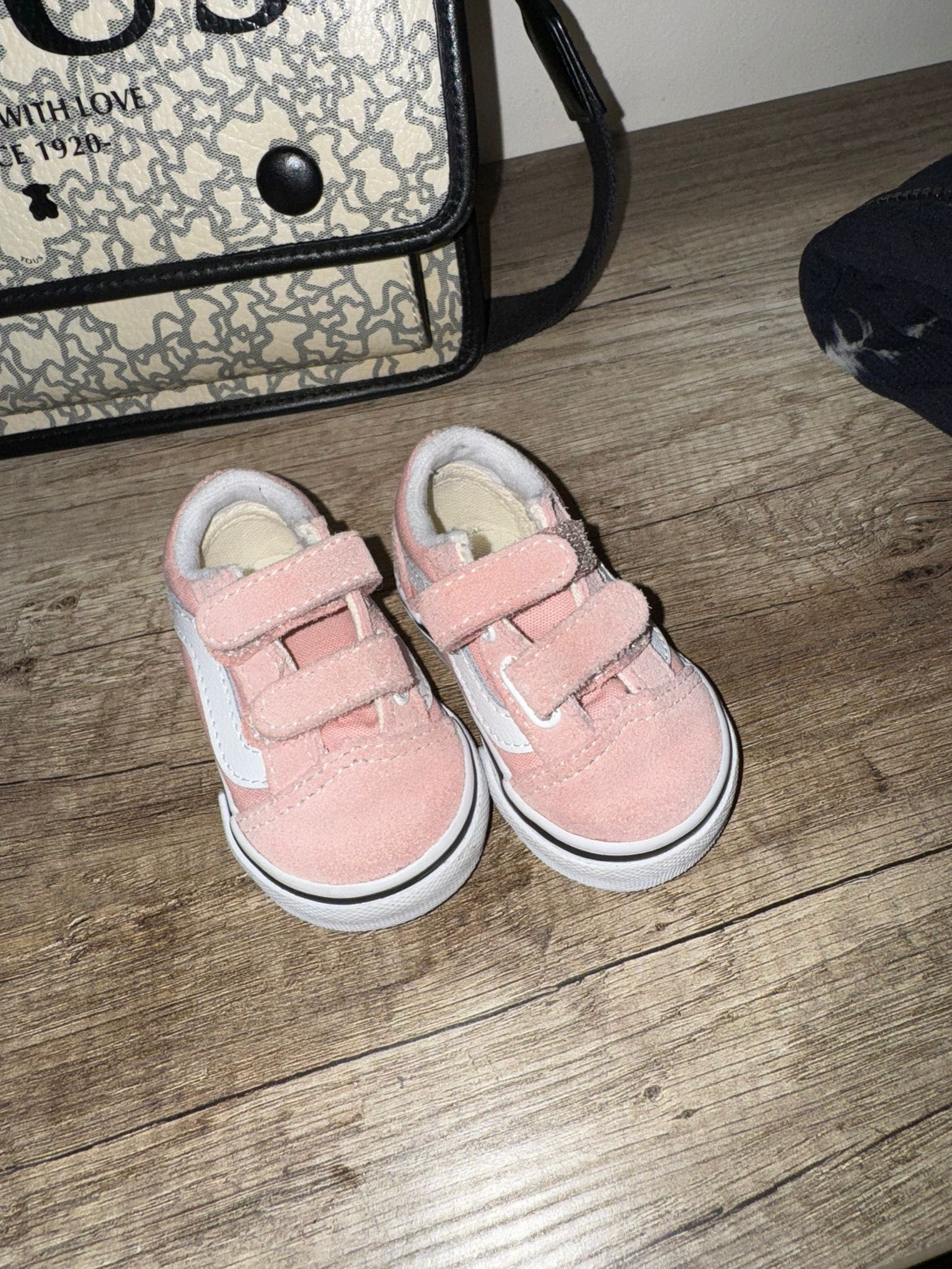 Sapatilhas vans rosa bebé
