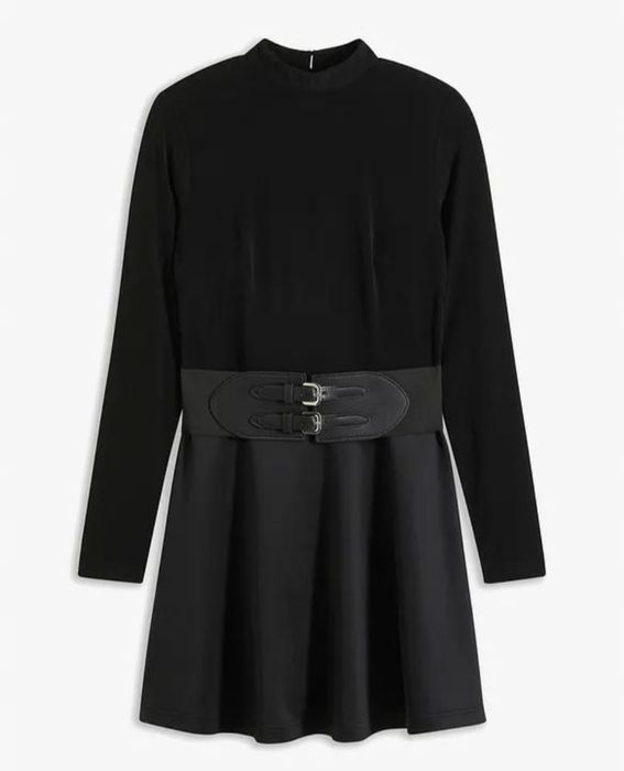 Bonprix Sukienka Czarna, rozmiar-36/38