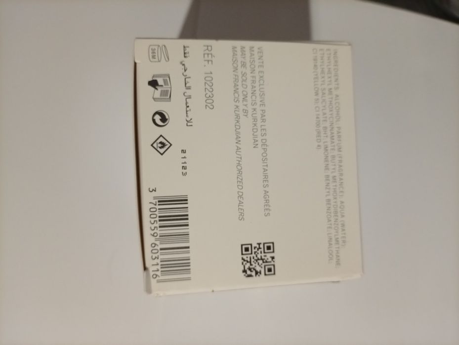 Pilne! Oryginalne Baccarat Rouge 540