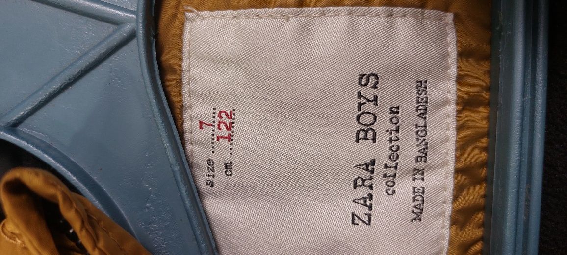 Zara пуховик куртка зима  122см