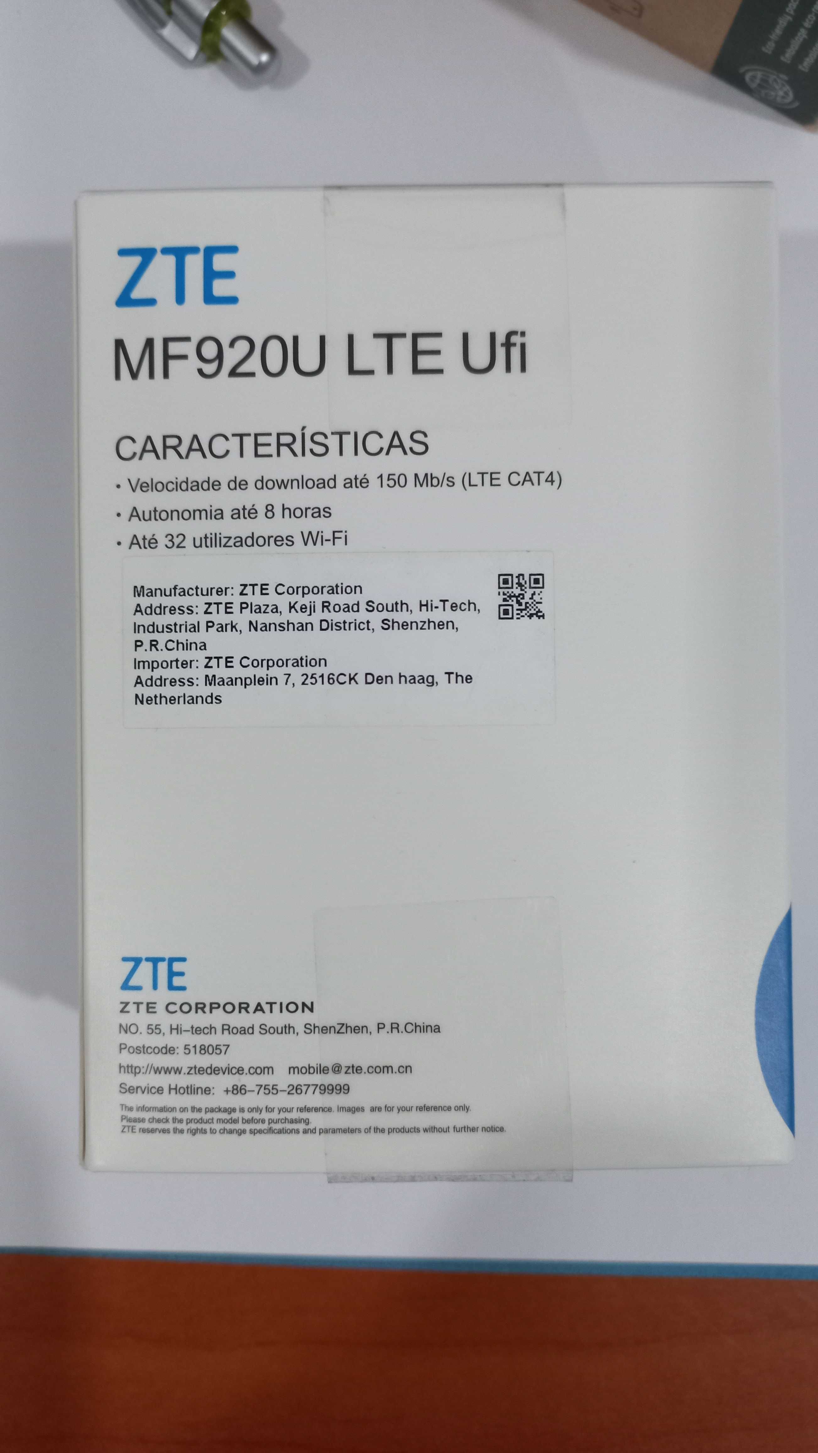 Router Móvel MEO ZTE MF920U (4G)