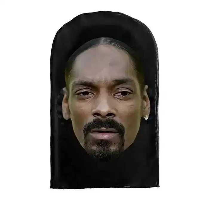 Maska Snoop Dogg 2001 Siatka Przebranie Kostium Czapka NOWA