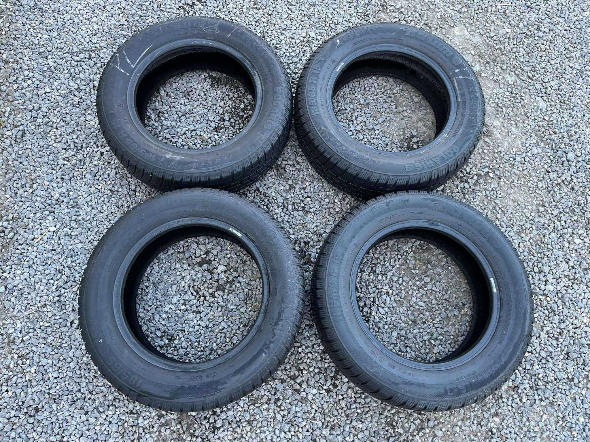 Opony 185/65R15 Barum Polaris 3 Zima 4sztuki 6,28mm bieżnika