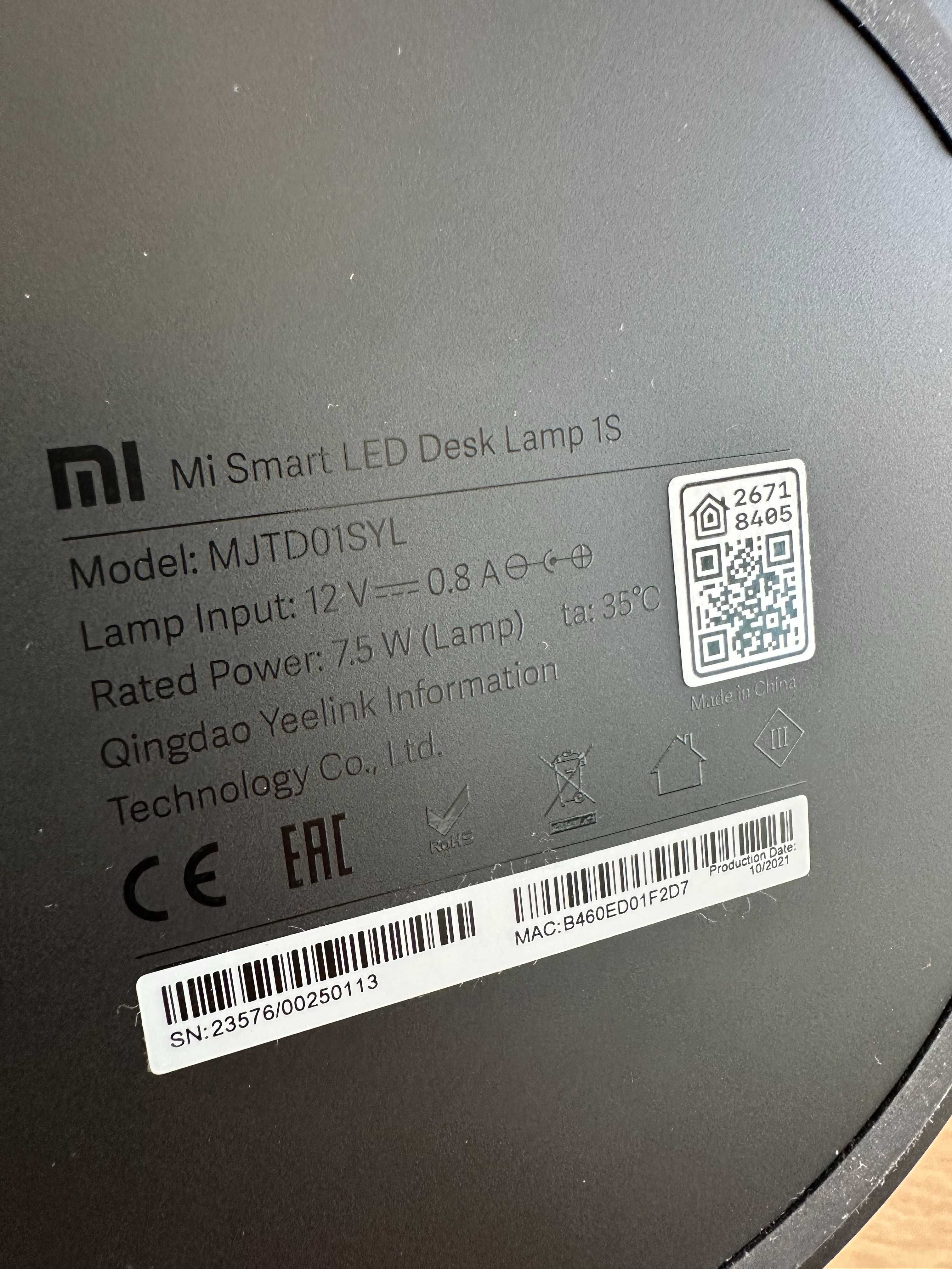 Lampka biurkowa Xiaomi Mi LED Desk Lamp 1S