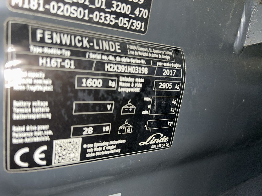 Wózek widłowy Linde H16T LPG