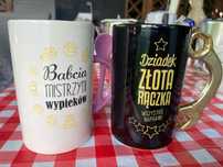 Komplet dwóch kubków dla babci i dziadka