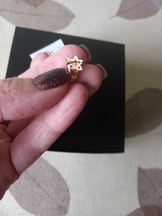 Сережки дитячі, золото 585, Золотий Вік