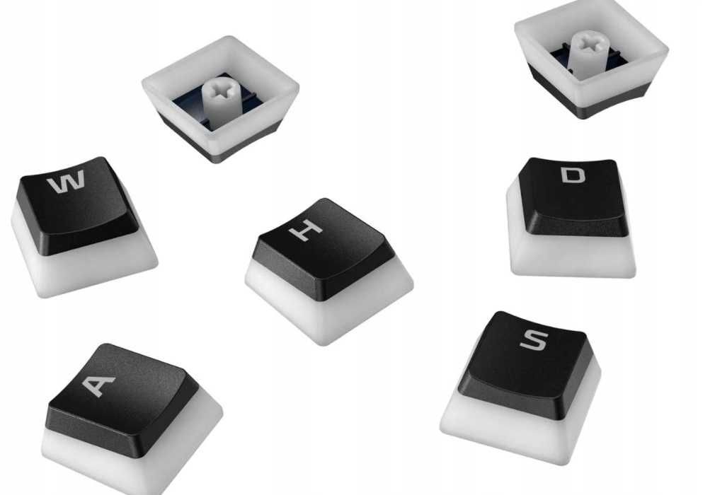 HyperX Pudding Keycaps Black klawisze zamienne US CZARNE