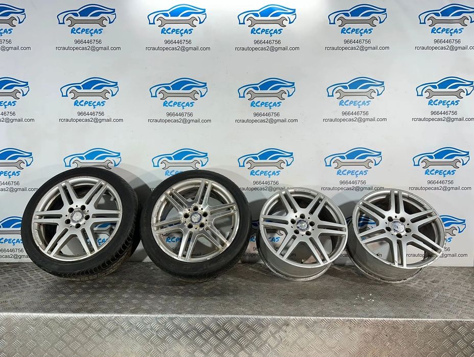 .Conjunto Jantes 18 Originais AMG Mercedes Benz 5x112 8.5J 9J ET48 ET54