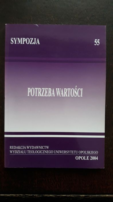 Potrzeba wartości. Sympozja. Worbs, Piecuch, Morciniec