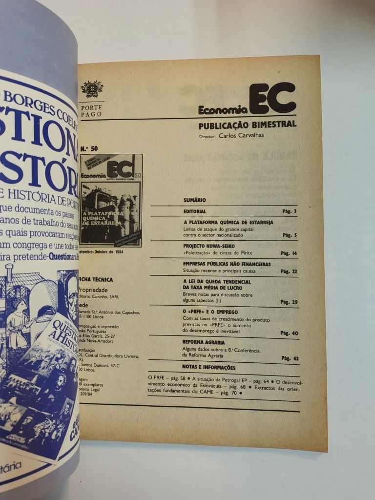 Economia EC questões económicas e sociais, n° 50

Setembro/ Outubro 19