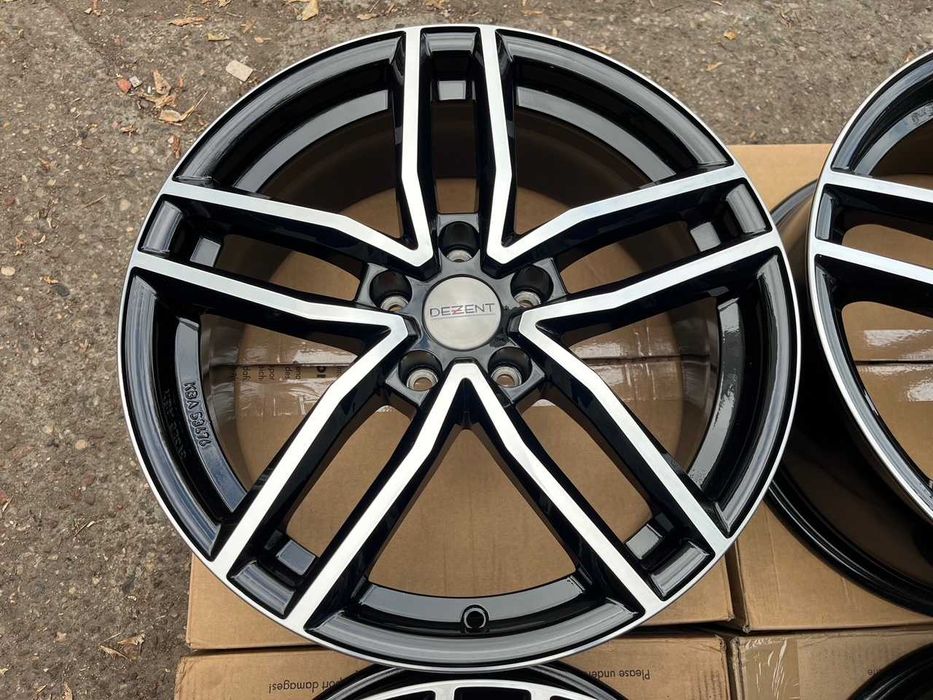4x felga DEZENT TR dark 18"x7,5" roz 5x112 ET 42 AUDI A3 SKODA OCTAVIA