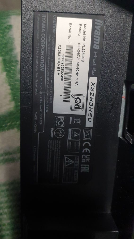 Monitor LED iiyama ProLite X2283HSU