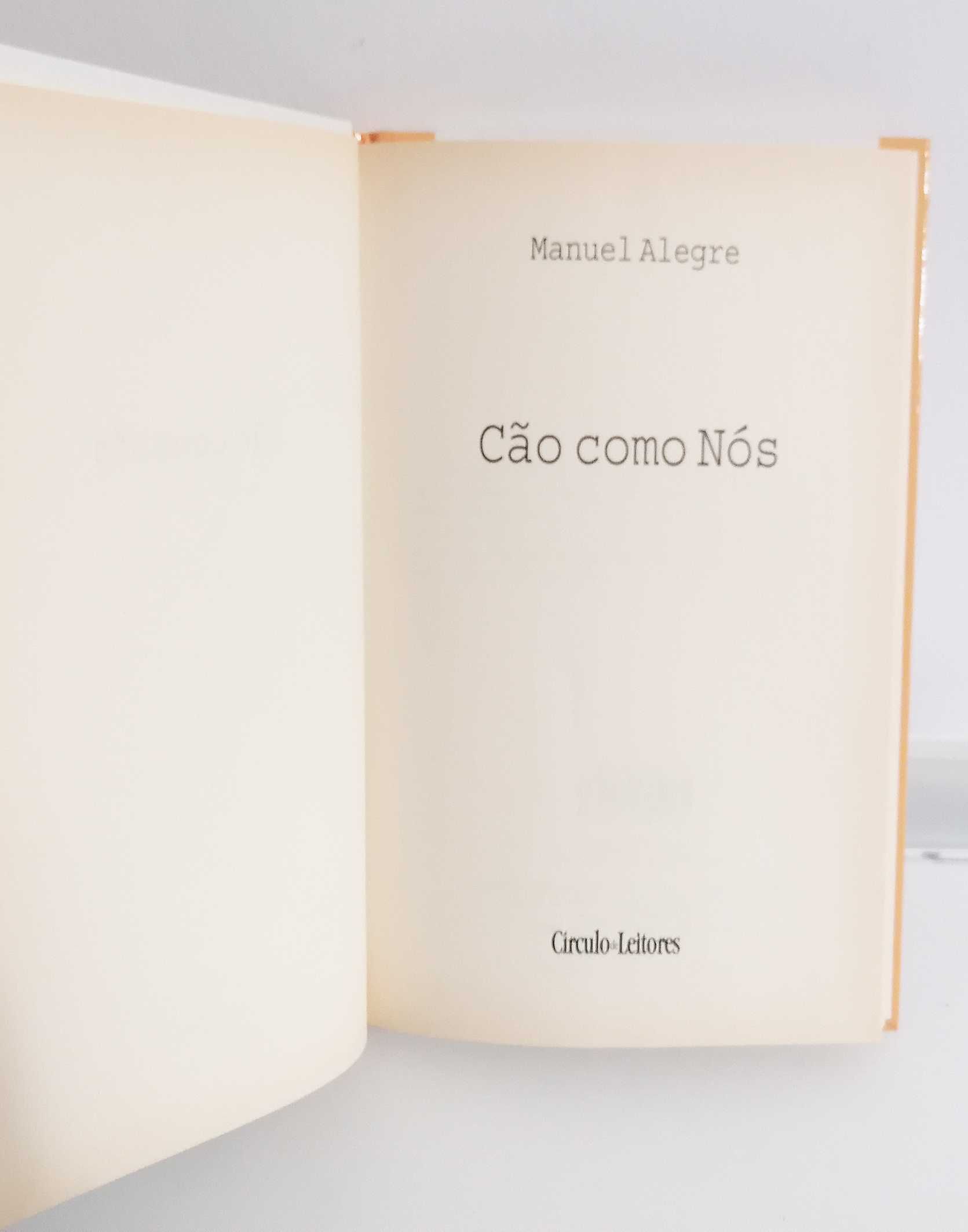 Livro - Cão Como Nós, de Manuel Alegre