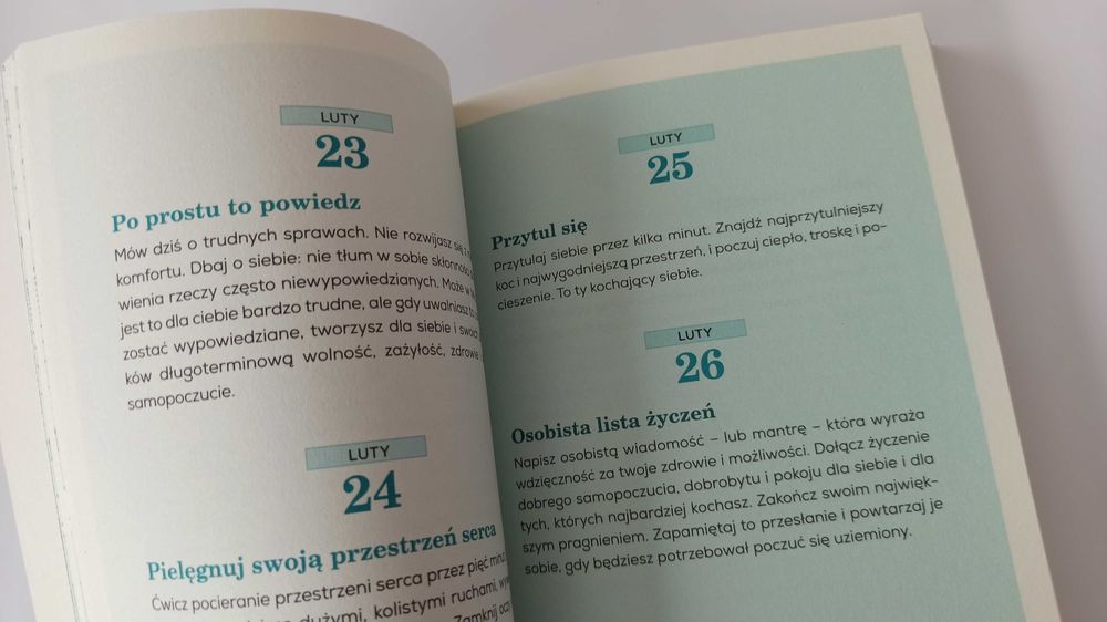 Jak zadbać o siebie. Afirmacje na każdy dzień roku.