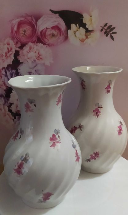 Подсвечник,вазы,бутылка-кувшинс рюмками,ваза-салатница хрусталь