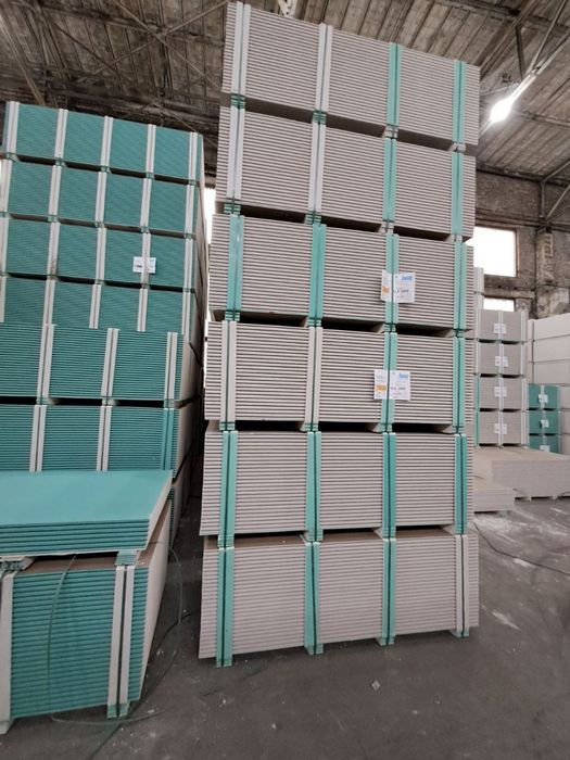 гіпсокартон кнауф, ГКЛ Knauf стіновий, стельовий, вологостійкий ОПТ