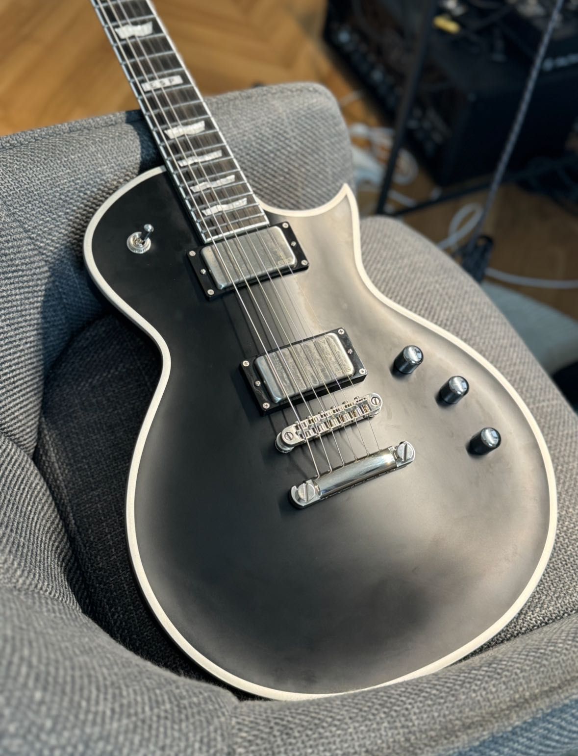 2024 ESP E-II Eclipse BB BLKS Black Satin