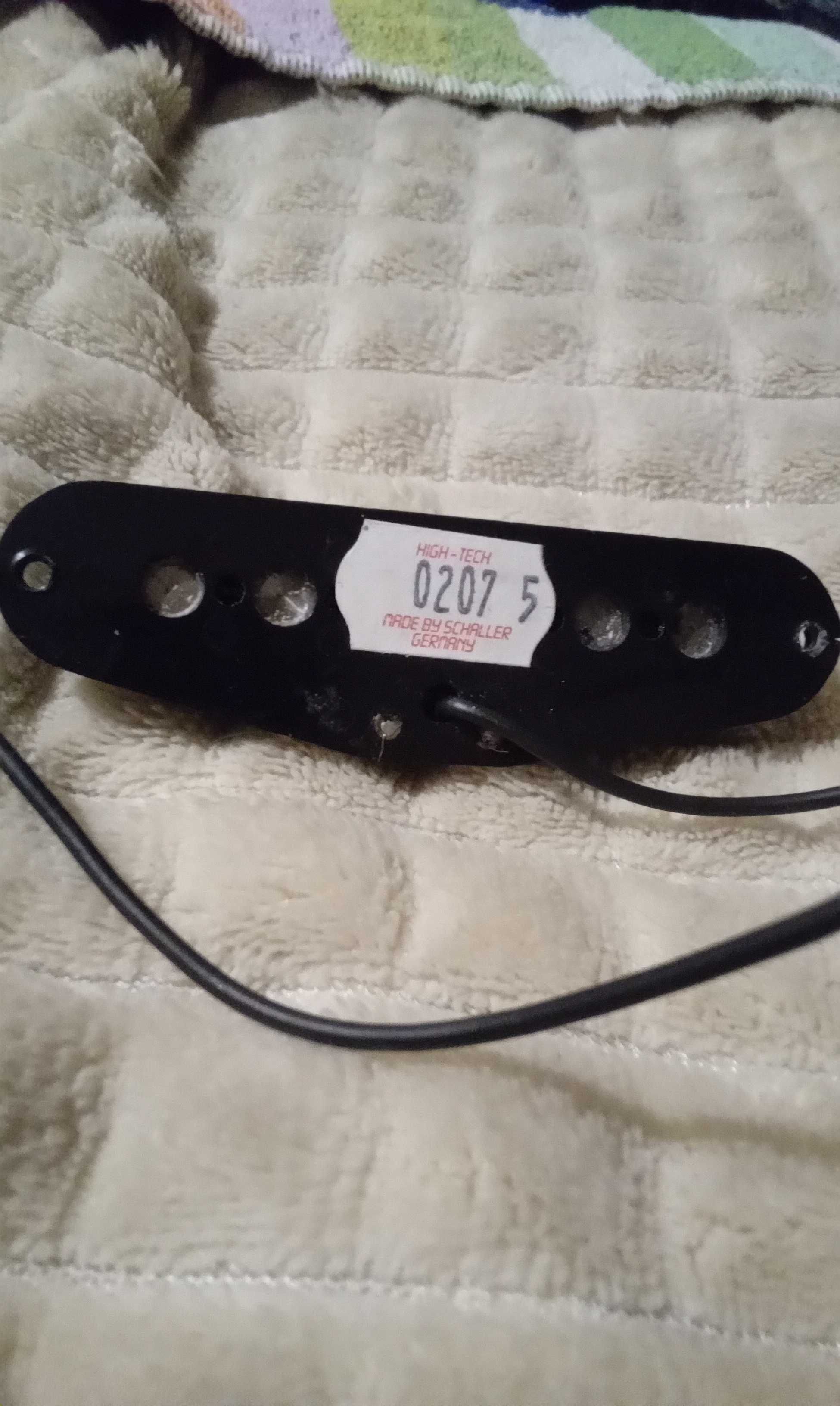 Pickup Schaller High-Tech Bridge Germany,lata80,90,Stratocaster(Video)