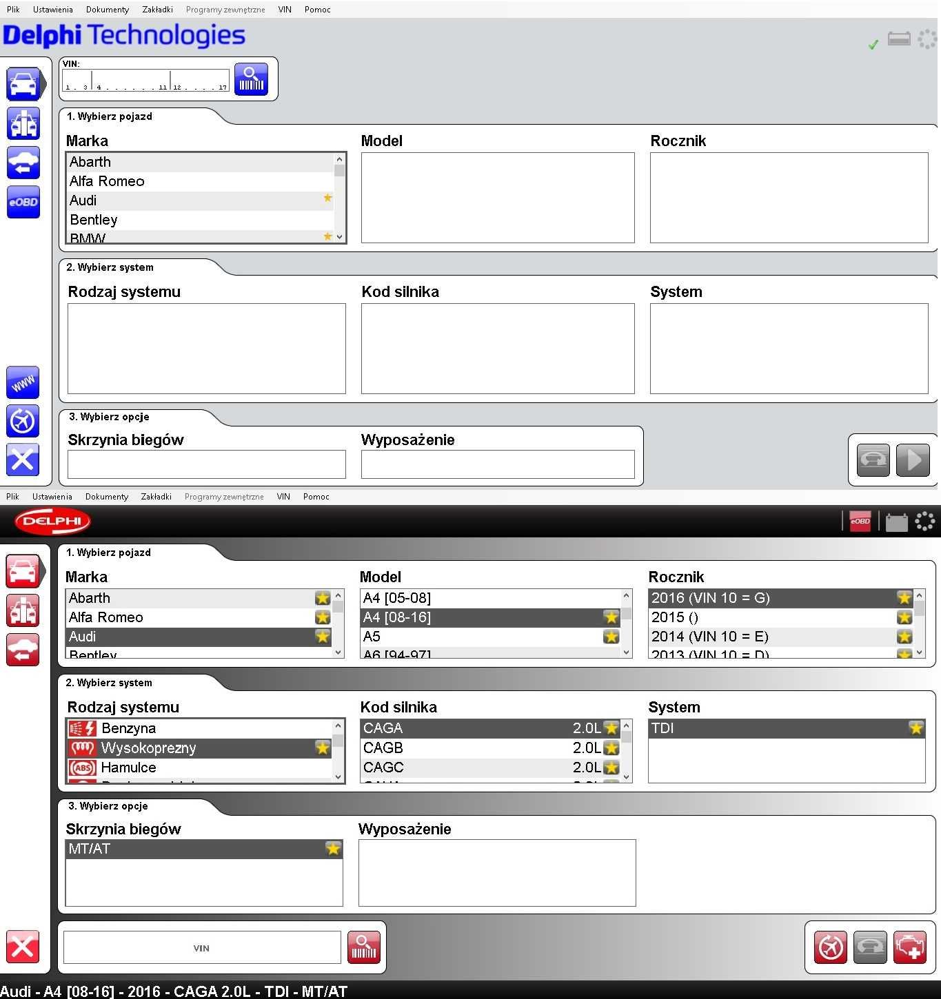 Diagnostyka, Interfejs, Tester Multidiag,  Delphi ds150e V4.3