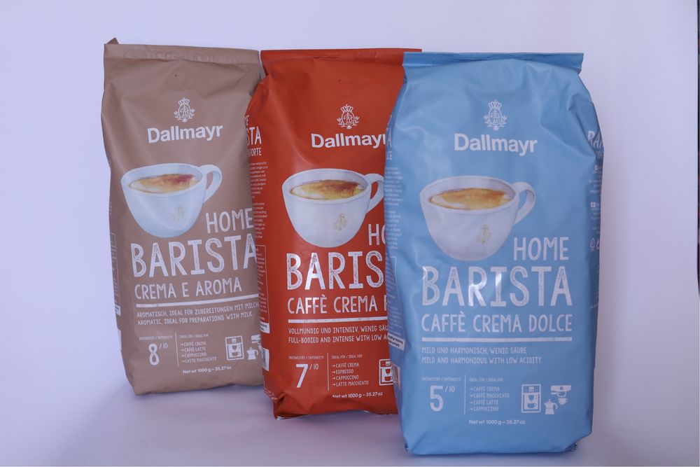 Кава в Lavazza, Dallmayr, Tchibo, мелена Dallmayr, Jacobs Оригінал