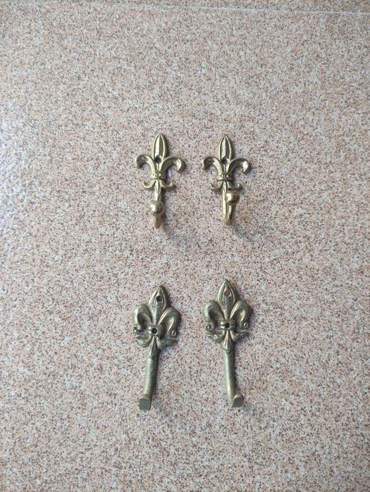 4 Cabides de parede estilo rústico