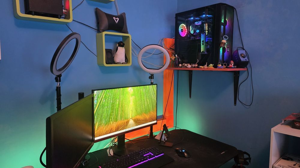 PC Gaming Completo + 2 Monitores + Periféricos