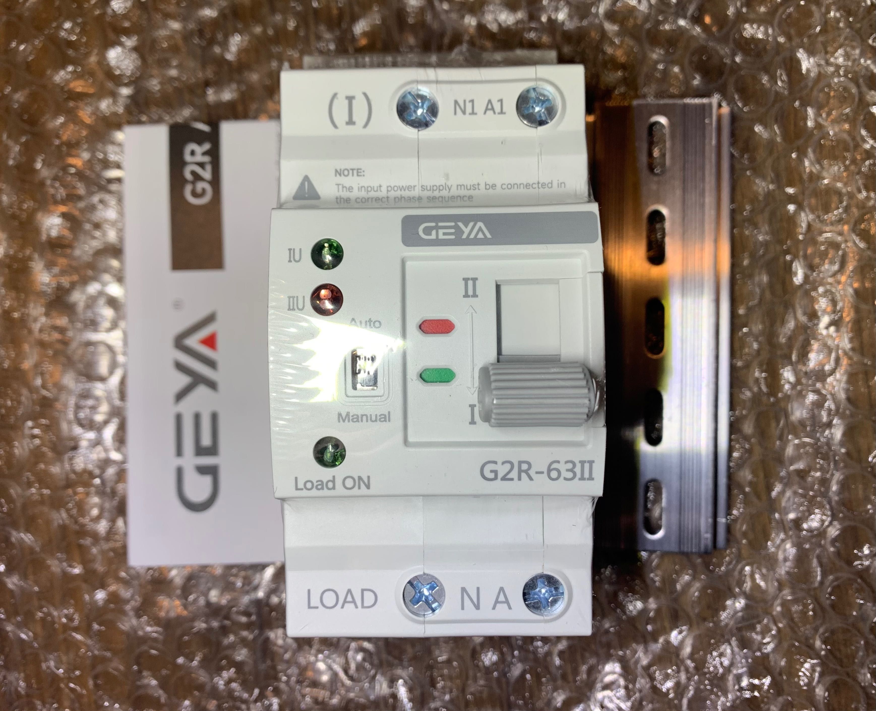 АВР GEYA G2R 63A  + РН TOMZN TOVPD1-60-EC комплект