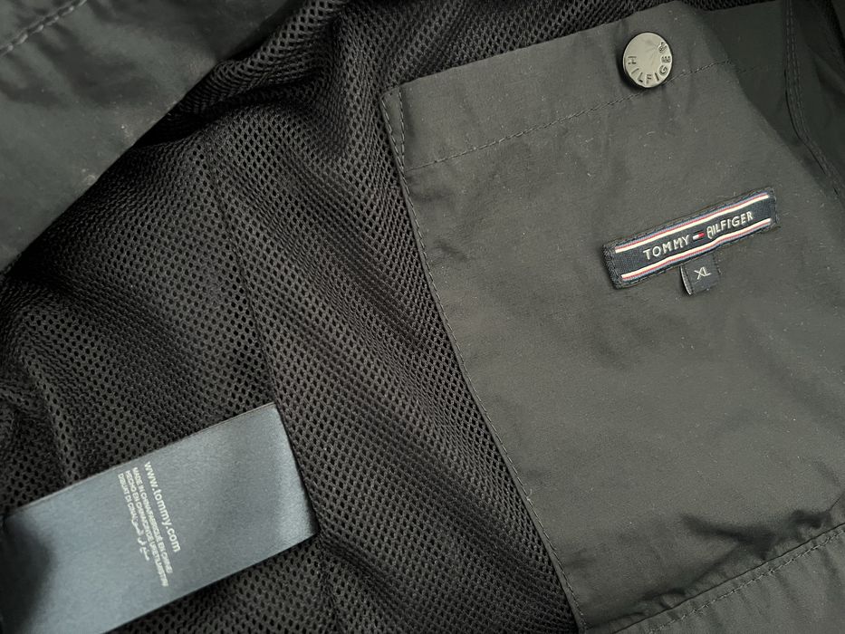 Tommy Hilfiger kurtka wiatrówka męska XL granatowa